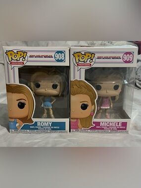 Funko Pop! Romy & Michele Vinyl Figures - Blue & Pink